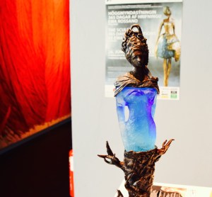 A beautiful glass sculpture at the local art centre.