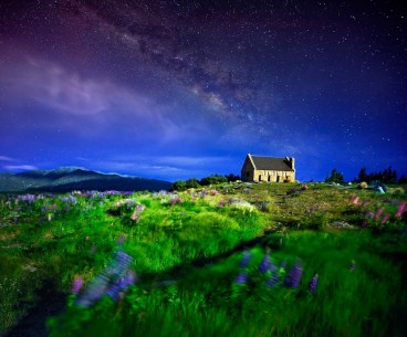 Although you could camp in this location, you should still arrive during the day. I wanted to add this beautiful image. Excellent night time scenery, photo credit: shutterstoppers.com