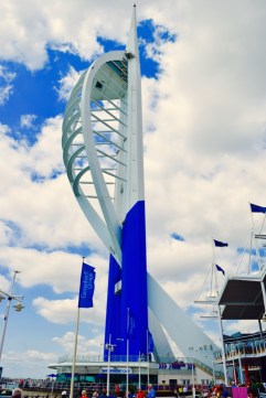 The cool Spinnaker thingy tower. I thought it was pretty impressive!