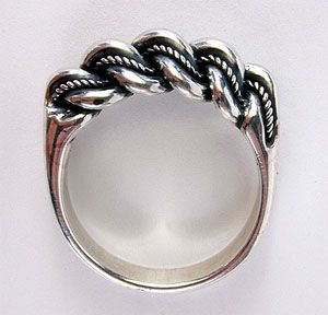 This is my Latvian ring, one I wear proudly and love to attract the attention of other Latvians. I always say hello to those I see wearing this ring. 