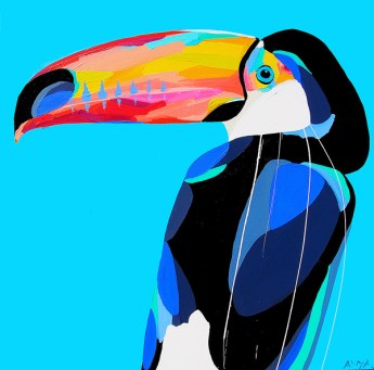 Love all her bird paintings. I bought some coasters with this image on it, I love it one very much!