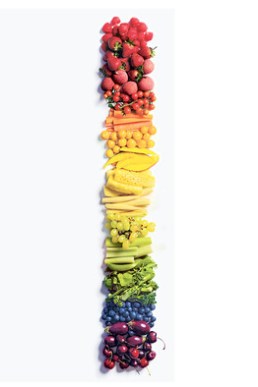 I love choosing a selection of colourful and fresh fruit and vegetables. Photo credit