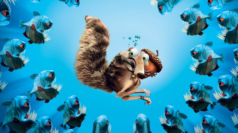Scrat-in-Ice-Age-Post-in-1920x1080-Pixel-Scrat-is-in-the-Center-of-Fishes-with-Sharp-Teenth-Precious-is-Still-in-the-Hand-TV-Movies-Post
